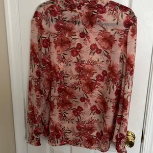 Torrid floral blouse size 0 large 12 never worn just no tags attached